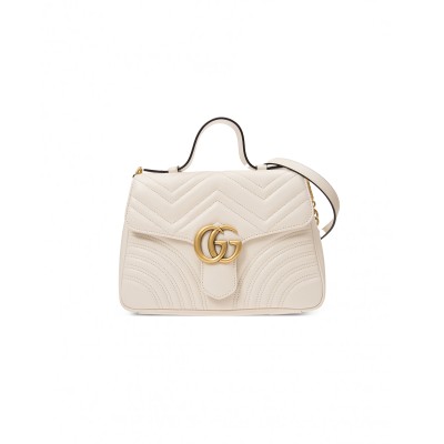 GUCCI GG MARMONT MEDIUM TOP HANDLE BAG ‎‎‎498110DTD1T9022 (27*19*10.5cm)